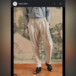 Dante pants will fit M and L - stylish for Tulum or Miami etc